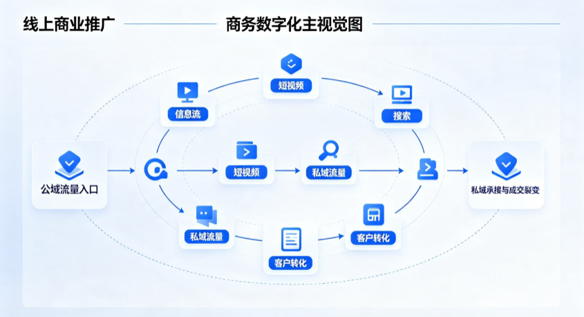 南澳县线上商业推广怎么做？全域流量闭环搭建与低成本转化实战指南